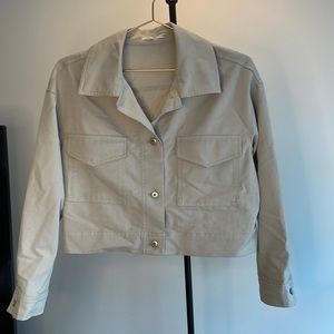 Tularosa | short utility jacket in beige | XS